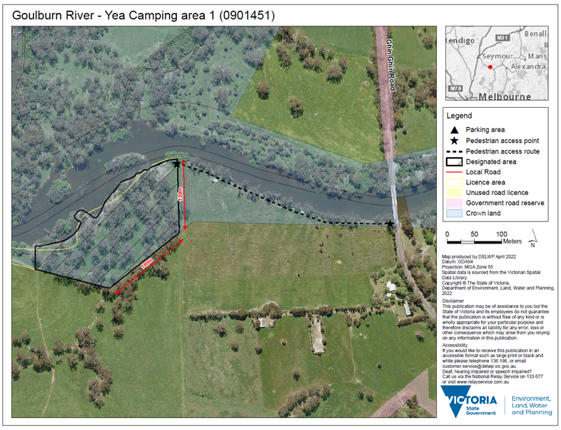 Goulburn River - Yeah Camping area 1