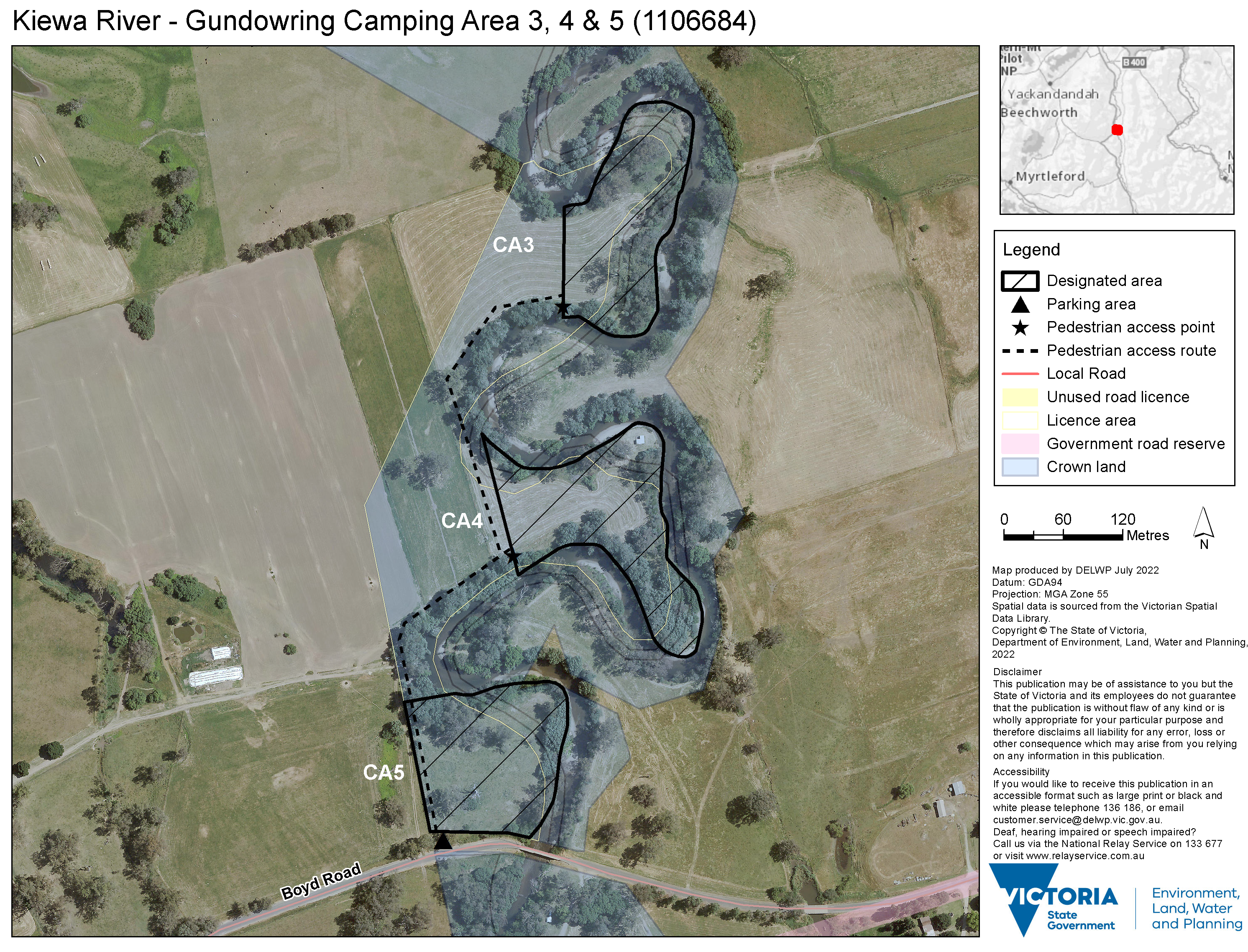 Kiewa River - Gundowring Camping Area 3, 4 & 5