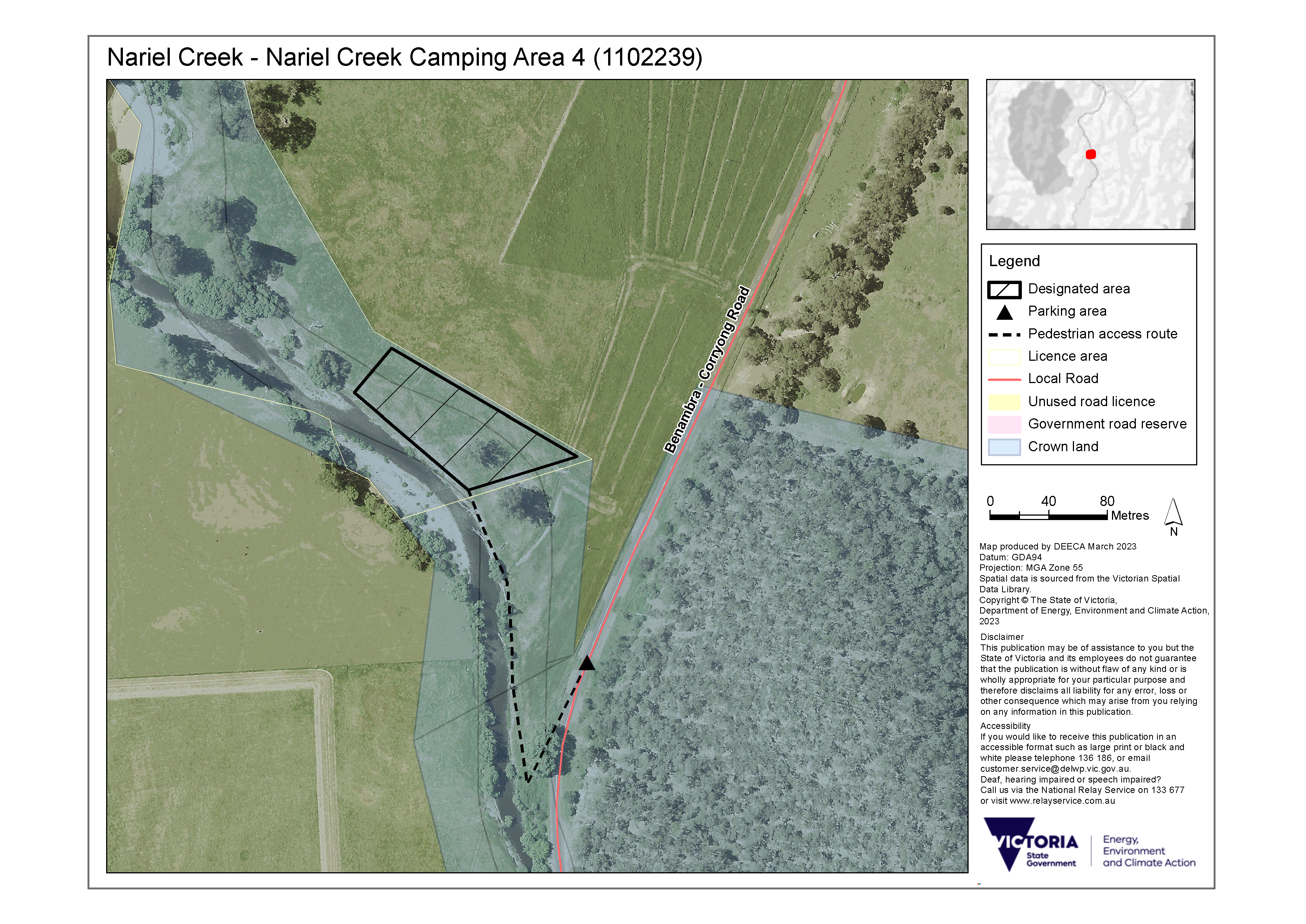 Nariel Creek Camping Area 4